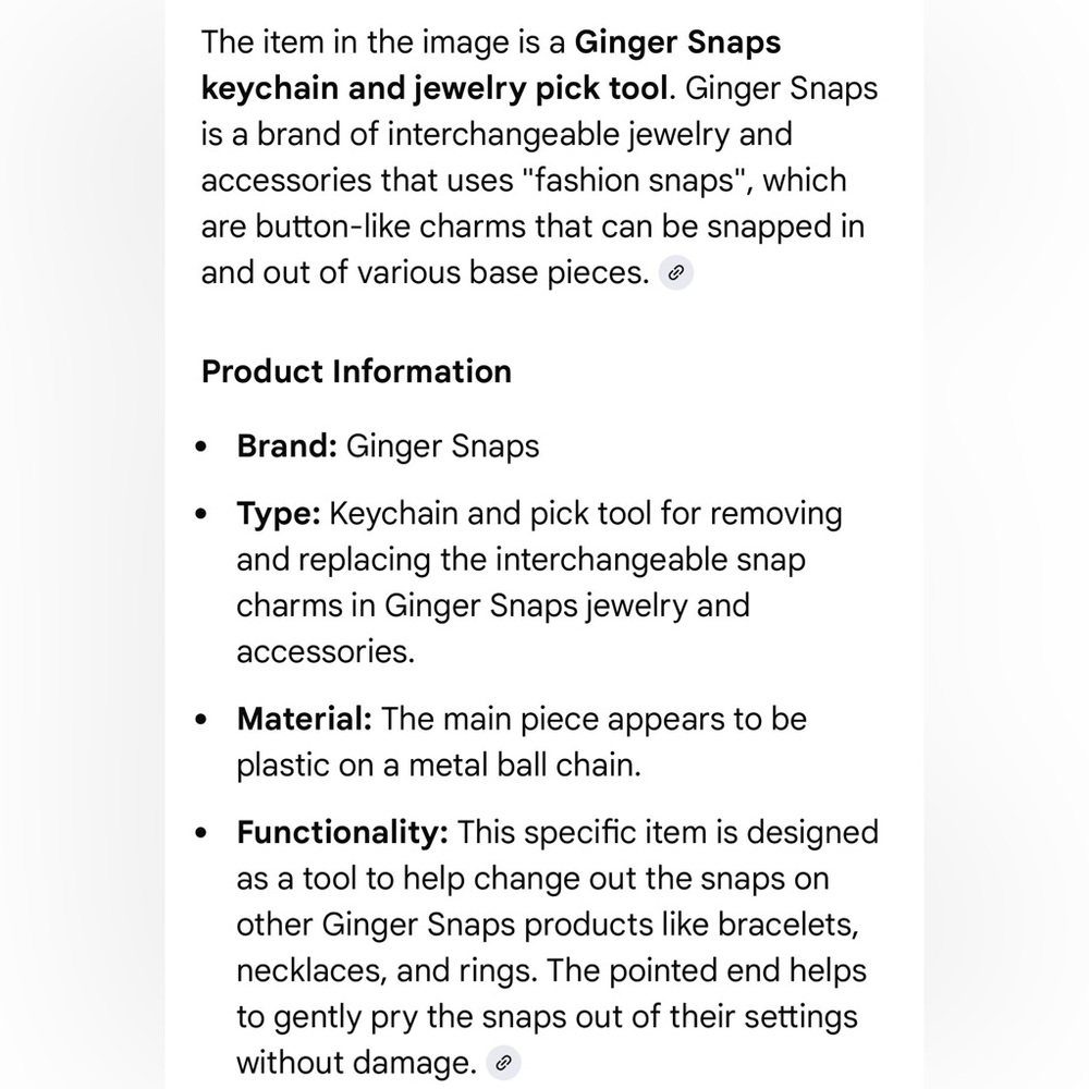 Two Ginger Snaps Silver Bracelets With Charms - image 3